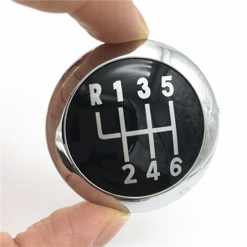 Ручка переключения передач, крышка, номер скорости, эмблема, значок, верхняя отделка, крышка, чехол для Volkswagen VW Passat B6 2005-2011, аксессуары для стайлинга автомобилей