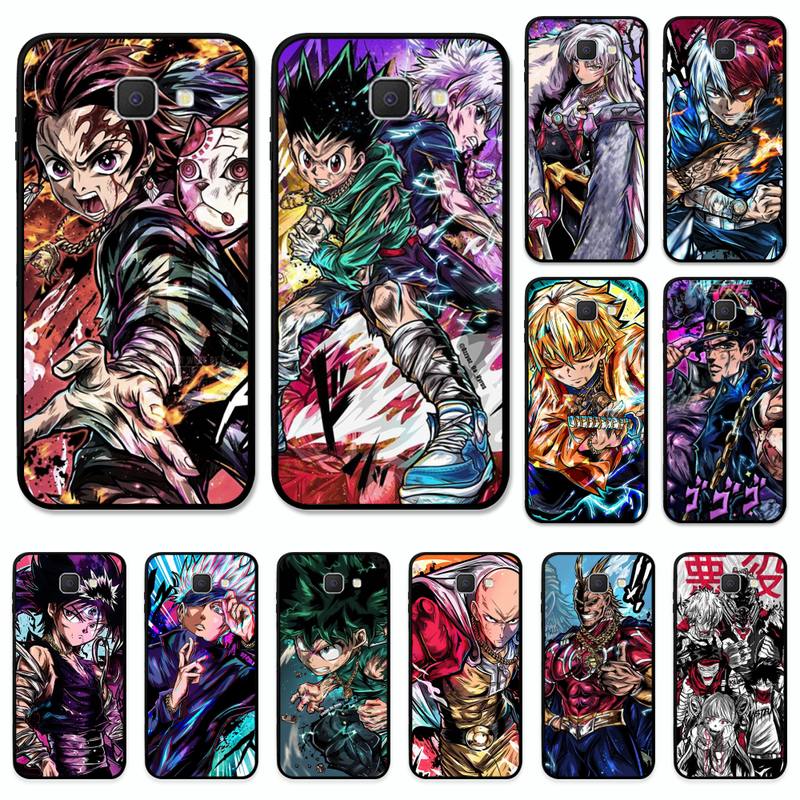 Чехол для телефона с изображением аниме Art Jujutsu Kaisen Gojo Demon Slayer для Samsung J8 J7 Core Dou J6 J4 plus J5 J2 Prime A21 A10s A8 A02