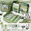 12-layer Panda Pencil Case, Large Capacity, High-value Stationery Box for Boys and Girls, Cute Junior High School Stationery, Pencil Case.