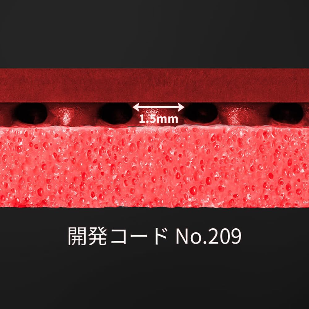 Butterfly Table Tennis Rubber Dignics 09C Red Tokuatsu 06070