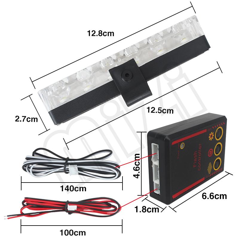 Полицейские светодиодные стробоскопы Светодиодные мигалки Беспроводные стробоскопы Дистанционные мигалки Аварийные огни Fso Автоматическая вспышка Светодиодная сигнальная лампа