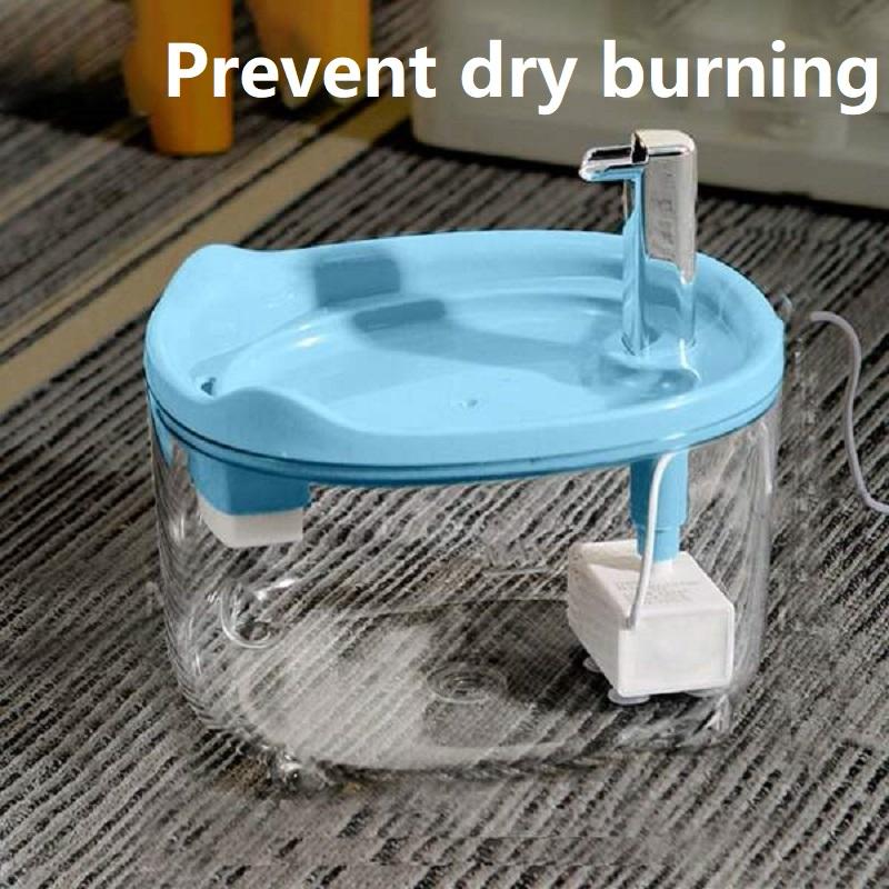 1,5 л фонтан для кошек с автоматической рециркуляцией, фильтр большой емкости, поилка для воды для кошек и собак, USB Электрический бесшумный диспенсер для воды для кошек