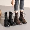 High Fashion Versatile Martin Boots Women's Autumn and Winter 2025 New Sweet and Comfortable Flat Short Boots British Women's Boots