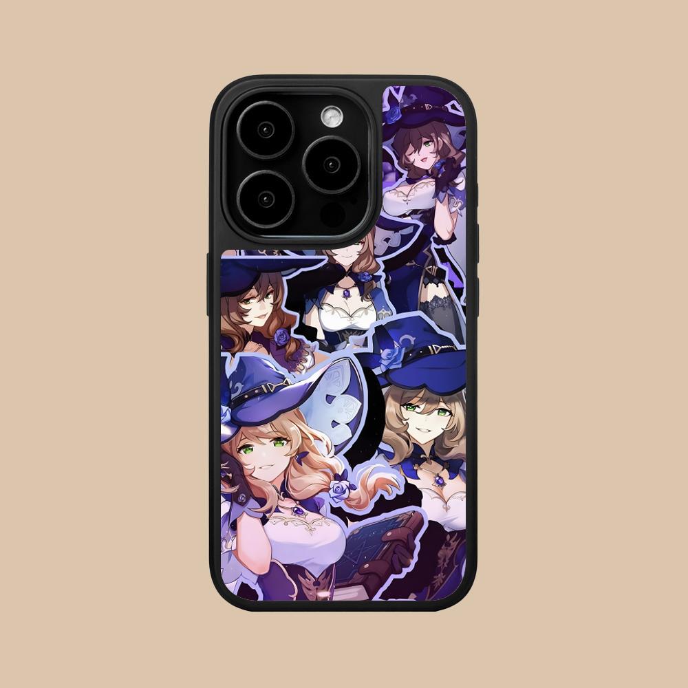 Game GI Lisa Mobile Phone Case for iPhone 17 16 15 14 13 12 11 Air Pro Max Plus Matte Surface Colorful Cover Luxury Cover