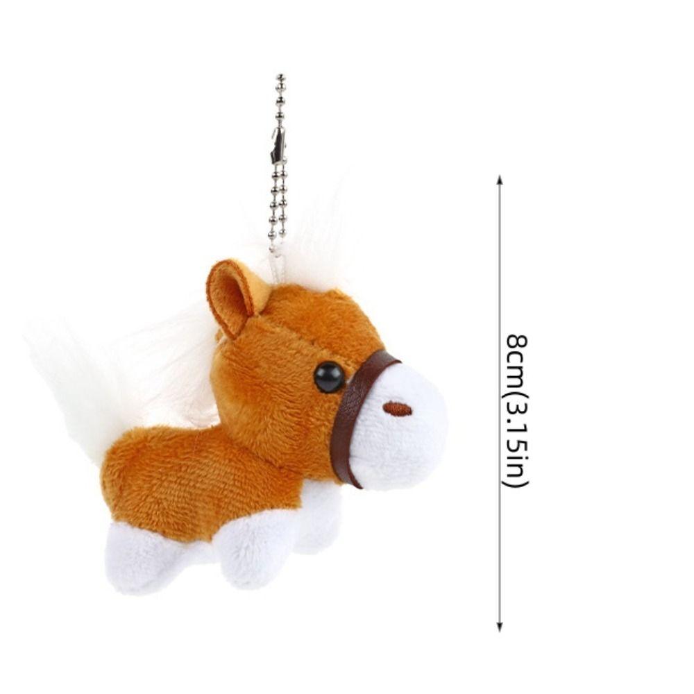 2 шт. Мягкие игрушки Лошади Плюшевая кукла Подвесной декор Плюшевые лошади Игрушка Мальчик Девочка