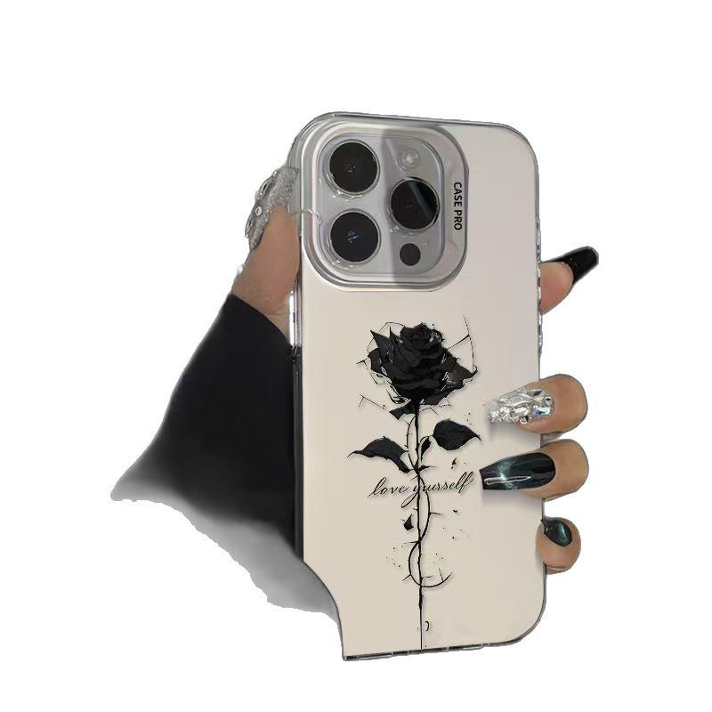 Rose Design Phone Case for Apple iPhone 14-17 Pro Max