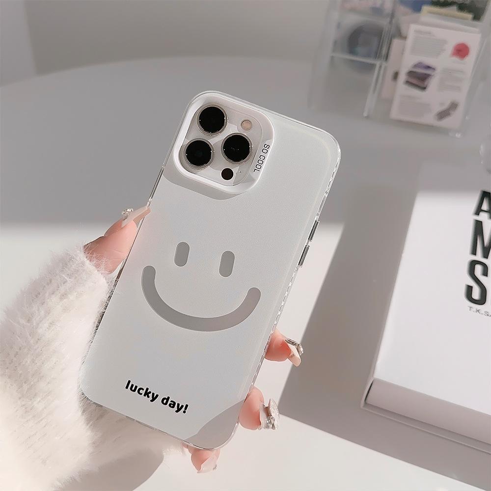 Креативный чехол для телефона со смайликом для iPhone 13 iPhone 14 iPhone 16 Pro Max
