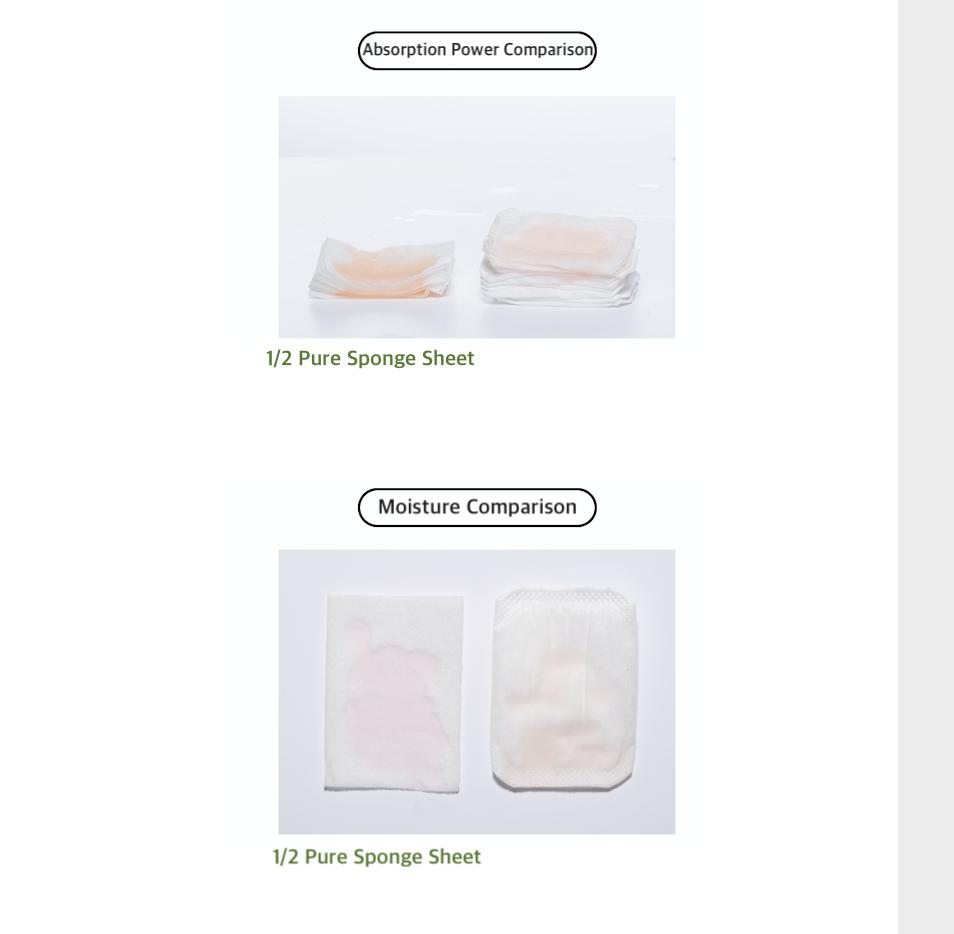 A'PIEU 1/2 листа чистой губки (120 листов)