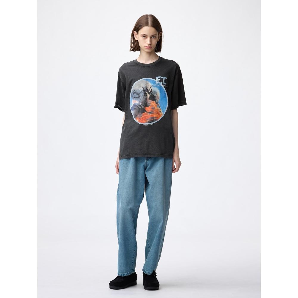 GU by Uniqlo Стирка Графическая футболка e.T.