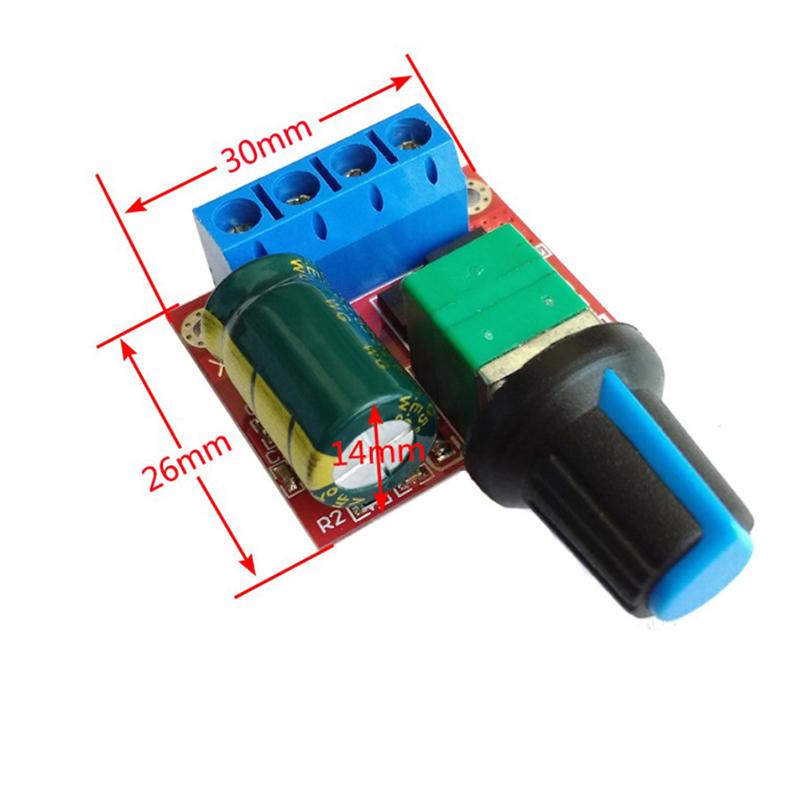5A 90W Pwm 12V DC контроллер скорости двигателя модуль Dc-Dc 4.5V-35V регулируемая скорость