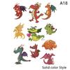 1 лист 3D динозавр временные татуировки для мальчиков девочек детей поддельные татуировки T-Rex наклейка маленький динозавр вечеринка сувениры татуировки