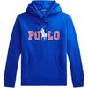 Polo SS24 Large Logo Letter Print Hooded Long Sleeve Sweatshirt Unisex Sweatshirt Blue MNPOKNI16821963-401