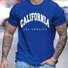 New Summer Men's Fashion T-shirt Personality Versatile Printed Men's T-shirt Top