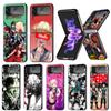Чехол для телефона My Hero Academy Toga Himiko для Samsung Galaxy Z Flip 3 5g Z Flip 4 Zflip3 Zflip Flip4 Zflip4 Black Funda Luxury