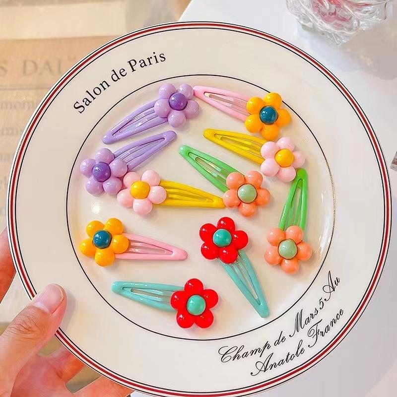 2 шт. новые милые блестящие заколки для волос принцессы с цветочным узором для девочек, детские головные уборы, заколки для волос, заколки, аксессуары для волос