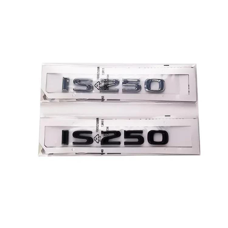 ABS Car Body Side Emblem Styling for Lexus IS200 IS350 IS250 IS300 Rear Trunk Badge Decal Decoration