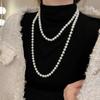 Imitation Pearl Pearl Choker Pearl White Waist Chain Cheongsam Accessory Necklace  Dress Decoration