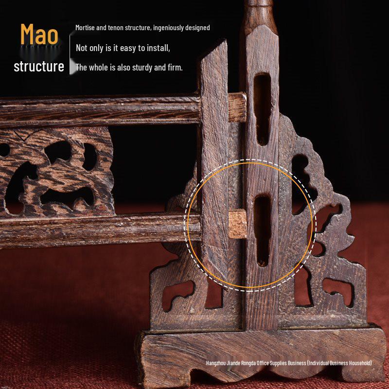 Подставка-держатель для кистей и ручек для каллиграфии из массива дерева для начинающих