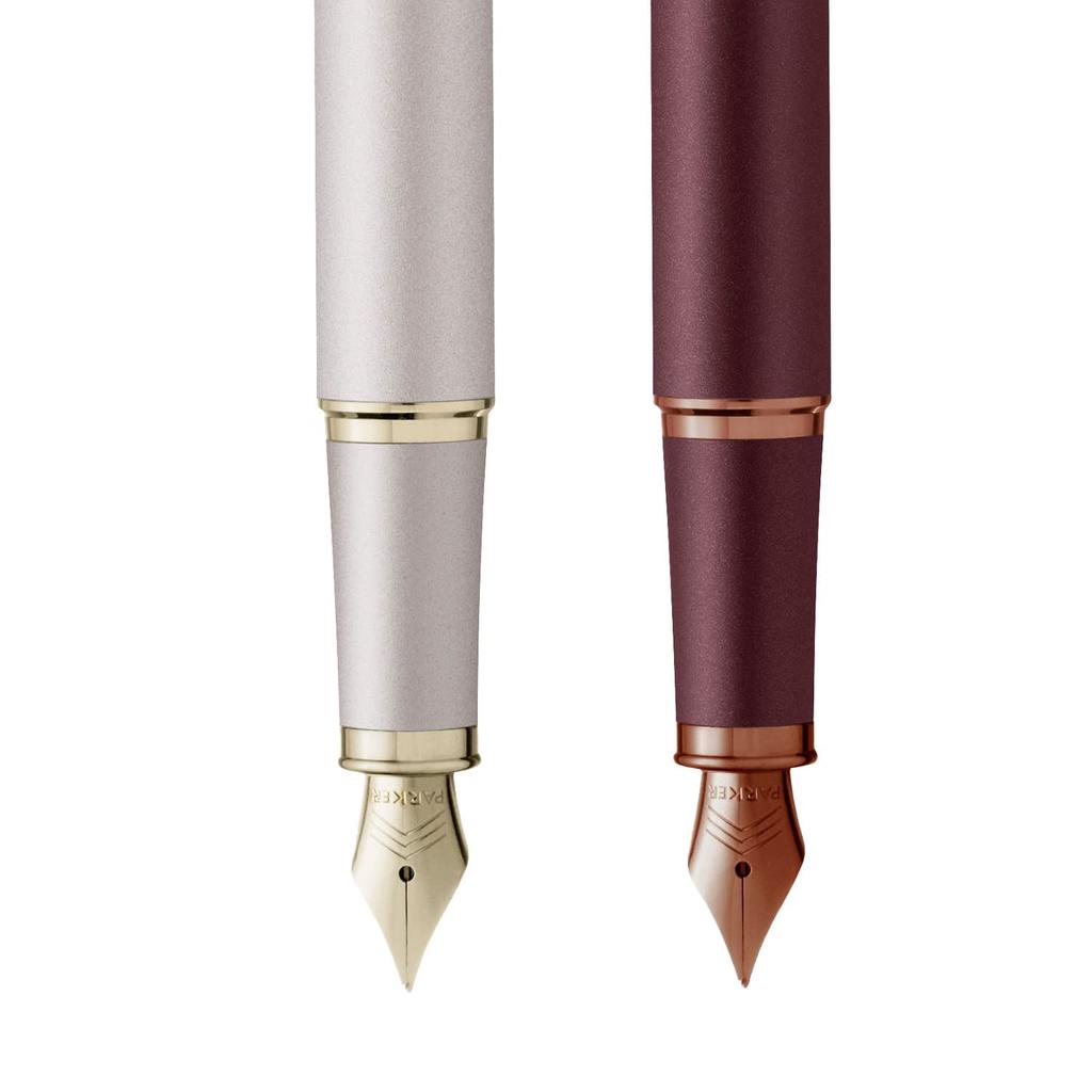 Перьевая ручка PARKER IM Monochrome Borgundy BGT Fine Point в подарочной коробке, оригинальный импортный продукт 2190485