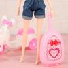 Fashion Play House Kids Toys Doll Suitcase Dollhouse Furniture Doll's Luggage Accessories