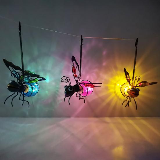 Solar-Powered Hanging Ant Light Garden Decoration IP65 Waterproof Auto Charging Backyard Balcony Solar Fairy Light Hanging Pendant