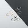 Korean Sterling Silver Hoop Earrings for Women - Trendy 2020 Ear Bone Hoops