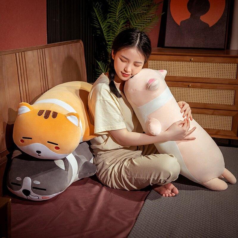 Kawaii кролик Шиба ину хаски свинья кошка плюшевые игрушки мягкая подушка диванная подушка мягкие куклы хороший подарок для девочек