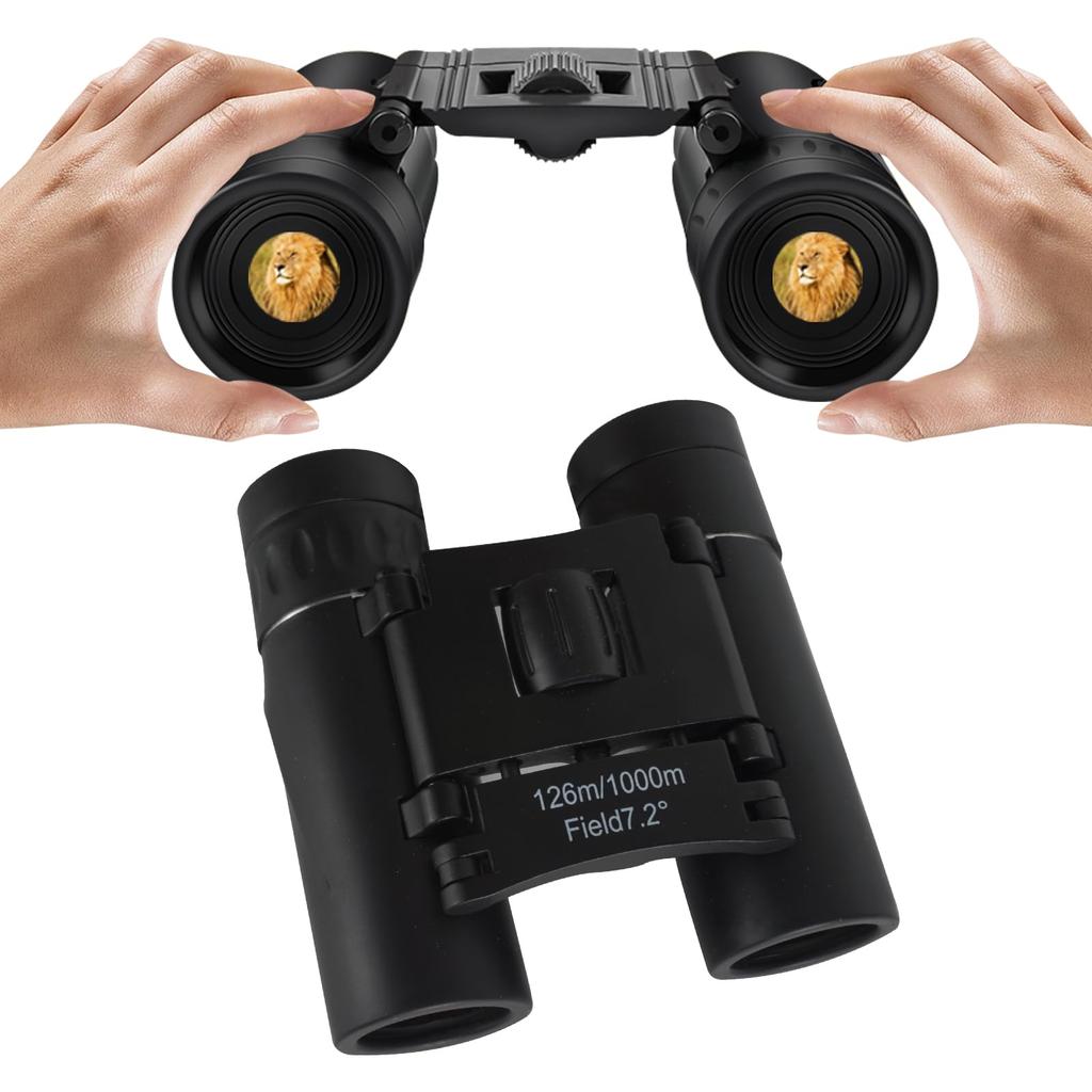 Opera Binoculars, Dome Design, Anti-Vibration, 10x Magnification, Compact, Perfect for Live Performances, Concerts, Birdwatching, Baseball, and