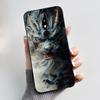 2026 New Design Style Black Phone Case For Nokia 5.1 Plus/Nokia X5 Shockproof Soft Cover Aesthetic Purple Flower Pattern