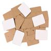100Pcs Professional Type Earring Ear Studs Holder Display Hang Kraft Cards Paper
