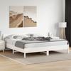 VidaXL Bed Frames and Headboards, Double Bed with Slat Base, Adult Bed, Bedroom Furniture, White 200x200 3216210