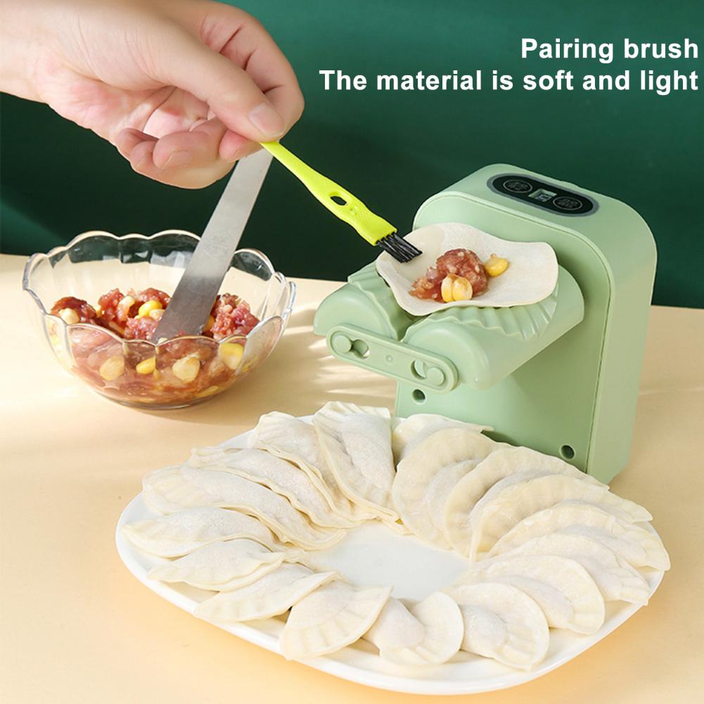 2Modes One Second Forming Dumpling Machine с ложкой-щеткой Электрическая автоматическая машина для упаковки пельменей Кухонные инструменты Инструмент для гёдза
