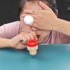 Wooden Floating Ball Blower Game - Classic Children's Toy for Blowing Training