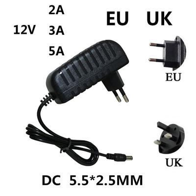 AC 110-240V DC 12V 2A 3A 5A Универсальный адаптер питания Адаптер зарядного устройства ЕС США для светодиодных полосок питания камеры