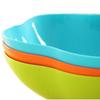Homeglen Plastic Snack & Fruit Plate Set, Assorted Shapes