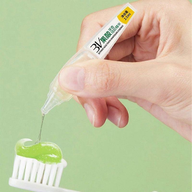 Эссенция для отбеливания зубов фруктовыми кислотами, Зубная паста для чистки полости рта, Одноразовая зубная паста 3V