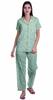 Pajamas For Women Pj Set Printed Cotton Button Up Pajama Shirt