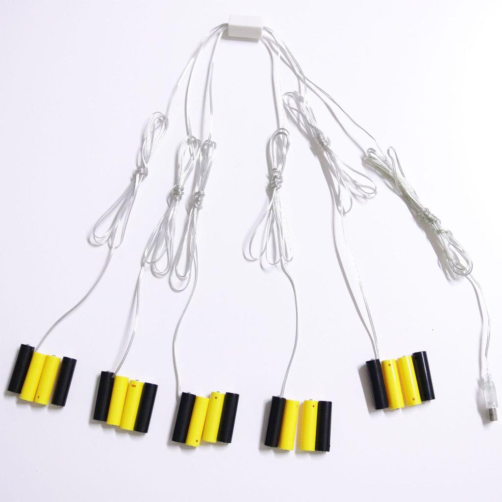 Адаптер питания AA Battery rs заменяет батарейки AA для светодиодных лампочек, электрических часов, рождественских елочных огней