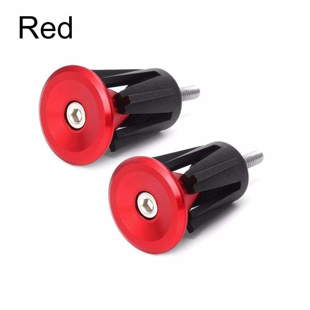 Fashion Lock-On Cycling Aluminum Alloy Bike Handle End Plugs Handle Bar Cap  Handlebar Grips Covers