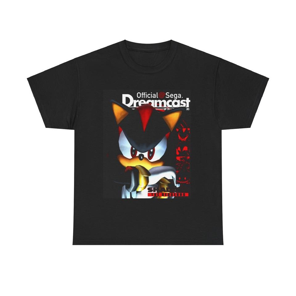 Т-shirt с классическим графическим принтом Ежик Соник Мужская Женская Хлопковая Свободная Повседневная Футболка Модная Уличная Одежда Ветровка Свободного Кроя Топы