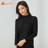 Женский хлопковый модальный эластичный базовый слой с полуворотником-стойкой Tongniu