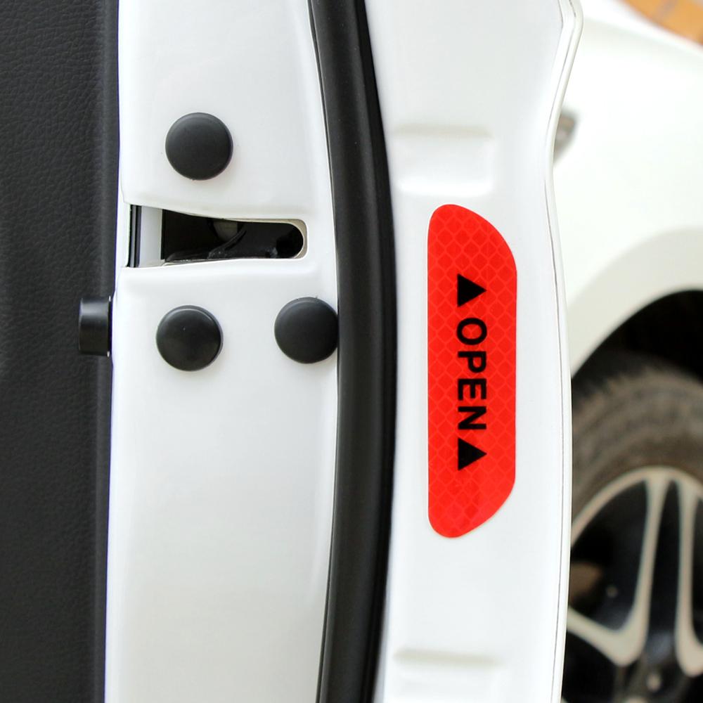 Флуоресцентные автомобильные светоотражающие полосы, предупреждающие наклейки для Suzuki Jimmy Grand Vitara Toyota Corolla RAV4 Yaris chr Auris Camry 40 50 2019