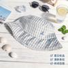 Wenling, Taizhou summer outdoor fashion fisherman hat women's plaid sunshade basin hat showing small face breathable sunscreen hat