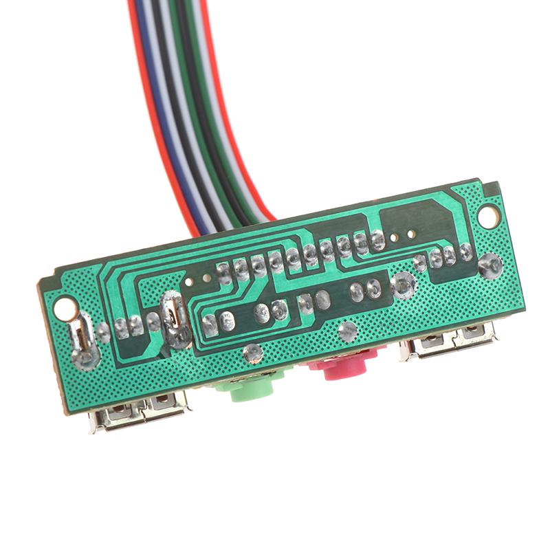 2 USB ПК компьютерный корпус 6.8 см передняя панель USB аудио порт микрофон наушники кабель