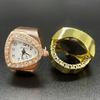 Watch Ring For Men Women Finger Quartz Jewelry Stainless Steel Ring Lover Pair Watches