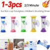 2/3 Minute Creative Hourglass Sandglass Sand Clock With Suction Cup Colorful Hourglasses Plastic for Tooth Brushing Timer Child