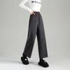 TonLion 2025 Women's Wool Blend Cropped Cigarette Pants