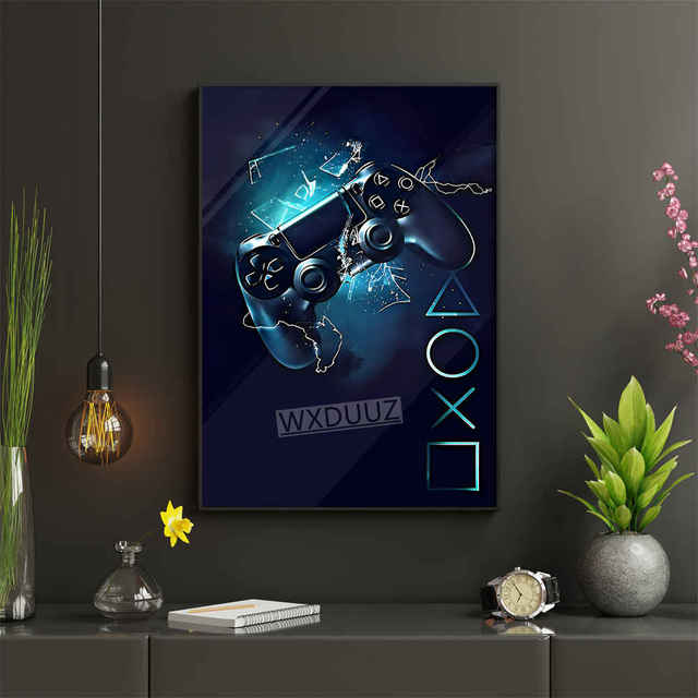 Неоновая игра 80-х годов, эстетическая видеоигра, Kawaii, декор для геймерской комнаты, скандинавские принты, настенное искусство, винтажные постеры, холст, кафе, качественная живопись