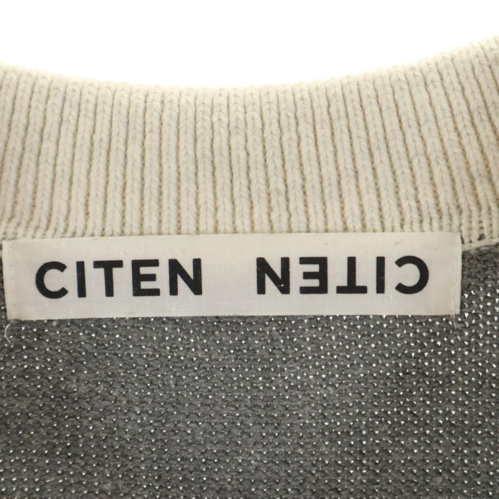 CITEN Border Pattern Long sleeve Polo knit FREE sweater United Arrows Women Used