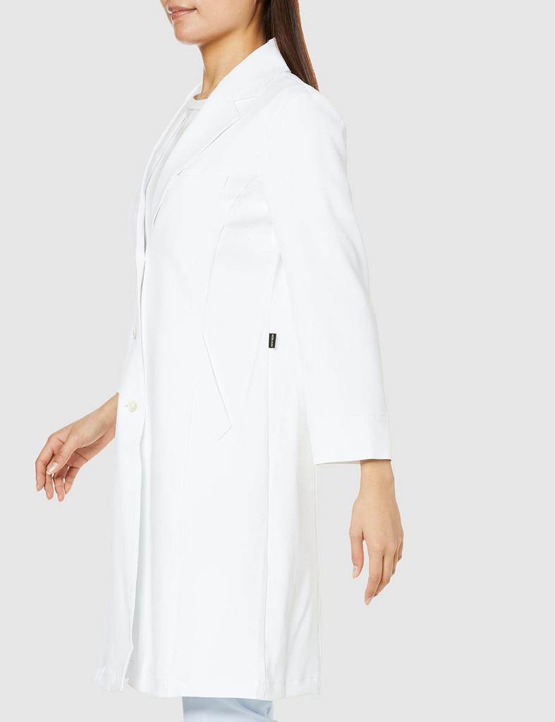 Рукав пальто доктора для промышленности MK0049 Белый 3L [Michelle Cran] Женский 3/4 [Антипрозрачный/Антистатичный/Эластичный/Антибактериальный/Подходит для стирки]